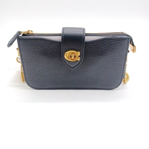 COACH Pebbled Leather Crossbody Bag - Picture 1 of 10